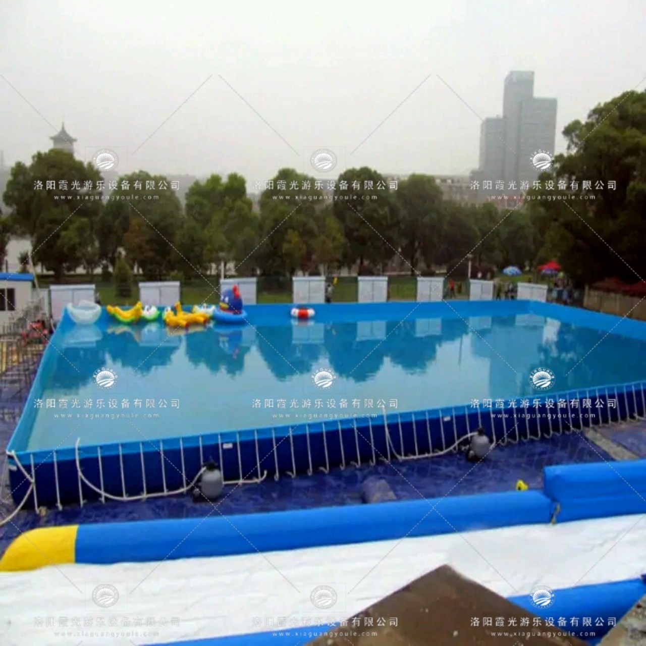 东湖室外支架游泳池